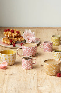 CHINO MUG SET OF 2 - PINK DOT