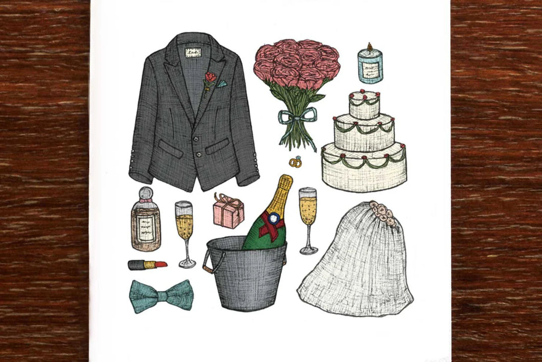WEDDING KEEPSAKE CARD