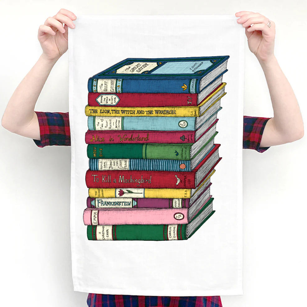 ARTIST TEA TOWEL - BOOKS SECOND EDITION