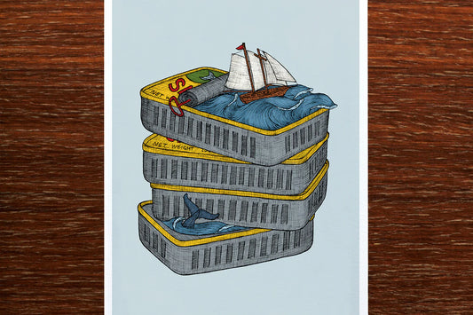ART PRINT - SARDINE TIN
