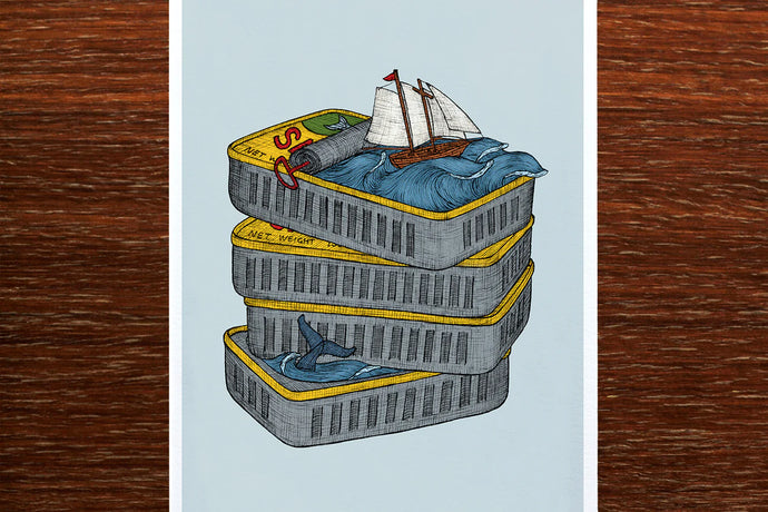 ART PRINT - SARDINE TIN