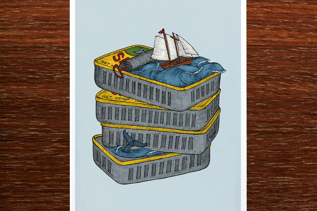 ART PRINT - SARDINE TIN