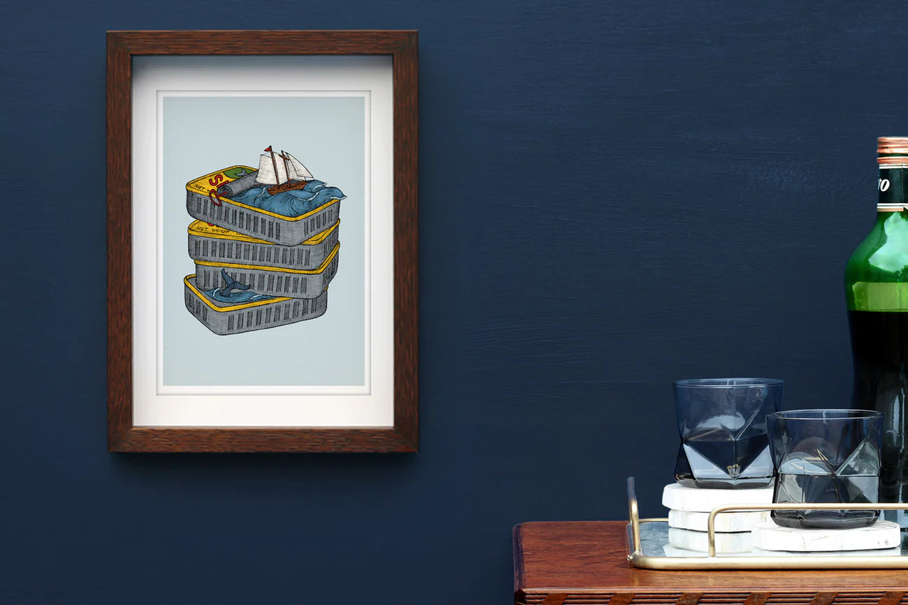 ART PRINT - SARDINE TIN