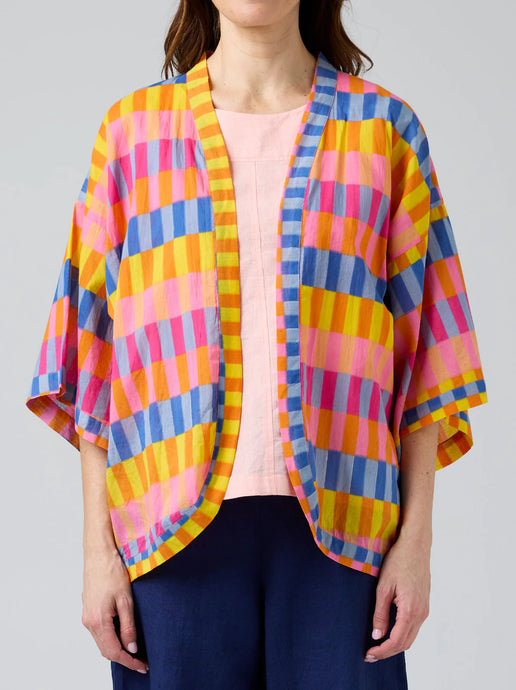 KIMONO - PINK BLOCK