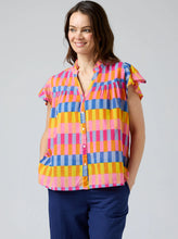 Load image into Gallery viewer, JESS TOP - PINK BLOCK