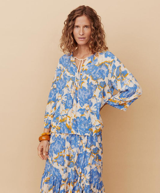 BIOLINE BLOUSE - NEBULAS BLUE