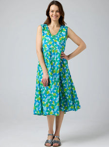 SAVITA LINEN DRESS - SQUARE CIRCLE