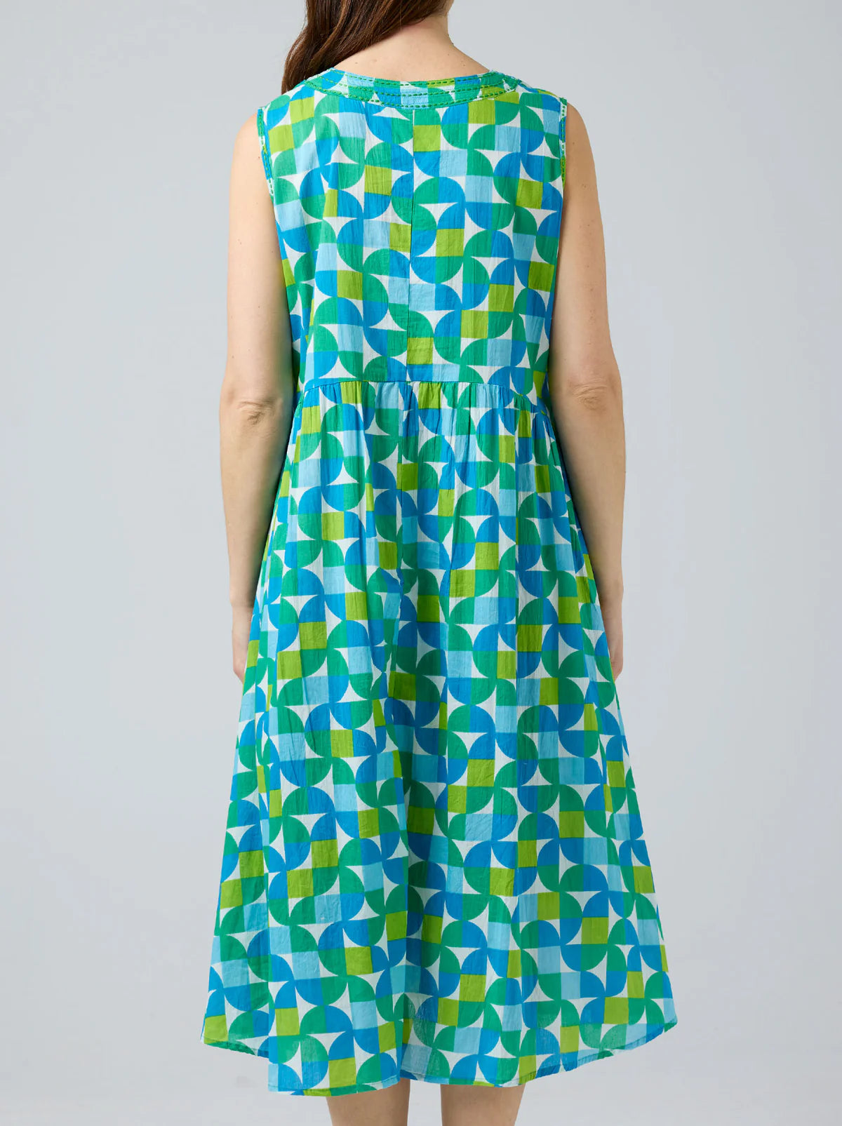 SAVITA LINEN DRESS - SQUARE CIRCLE