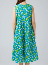 Load image into Gallery viewer, SAVITA LINEN DRESS - SQUARE CIRCLE