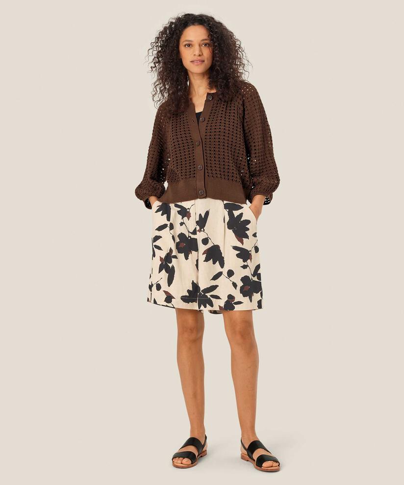LAKKER CARDIGAN - CHESTNUT