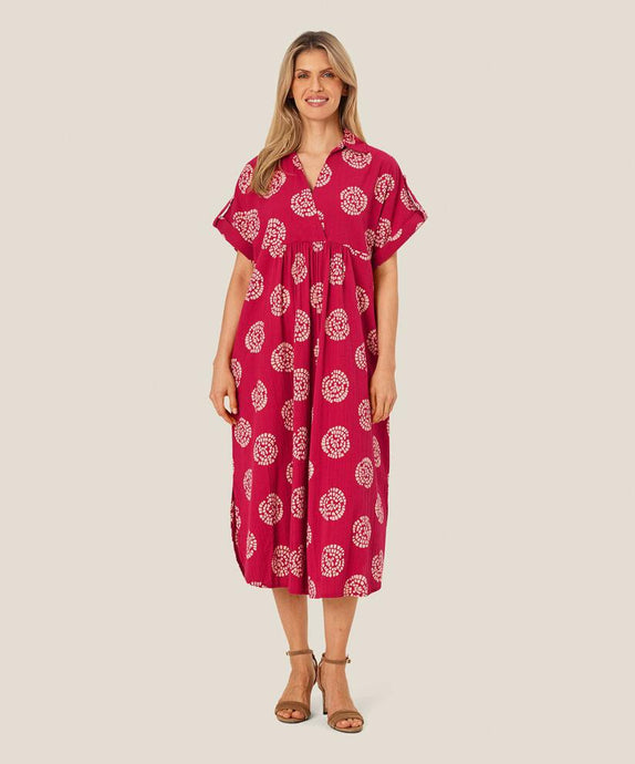 ORSOLA DRESS - PERSIAN RED