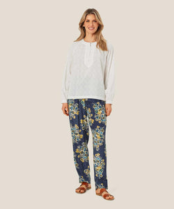 PLESS TROUSERS - MOOD INDIGO