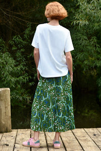 SKIPPED A PLEAT SKIRT