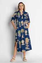 Load image into Gallery viewer, AMRITA MIDI DRESS - NAVY