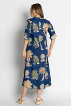 Load image into Gallery viewer, AMRITA MIDI DRESS - NAVY