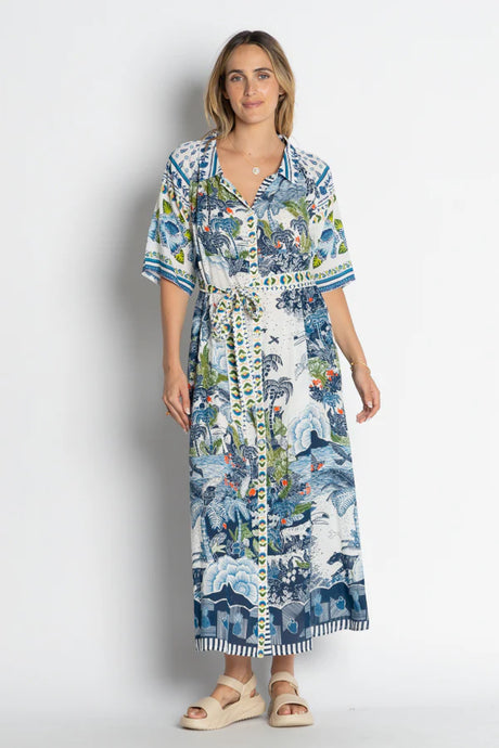 DITA SHIRTDRESS - OCEAN