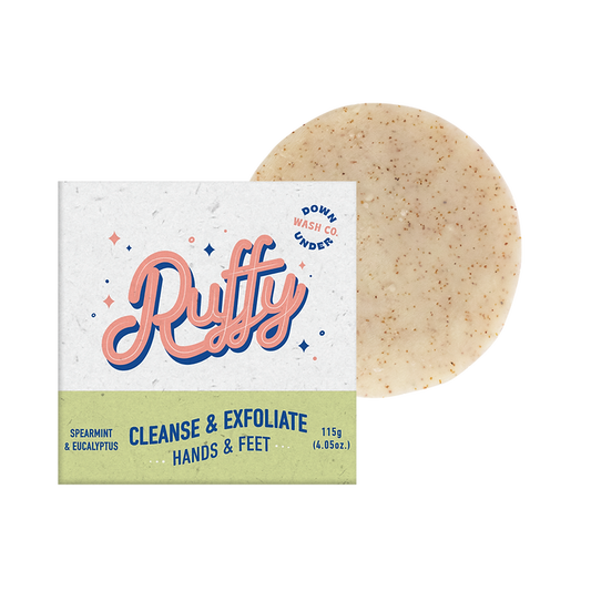RUFFY CLEANSE & EXFOLIATE - HAND & FEET SOAP BAR