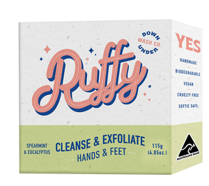 RUFFY CLEANSE & EXFOLIATE - HAND & FEET SOAP BAR