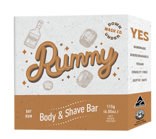 Load image into Gallery viewer, RUMMY BODY &amp; SHAVE SOAP BAR