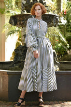 Load image into Gallery viewer, CUT IT OUT DRESS - WHITE &amp; WHITE