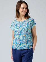 Load image into Gallery viewer, VICKY ROUND NECK TOP - FOLK FLOWER🌸