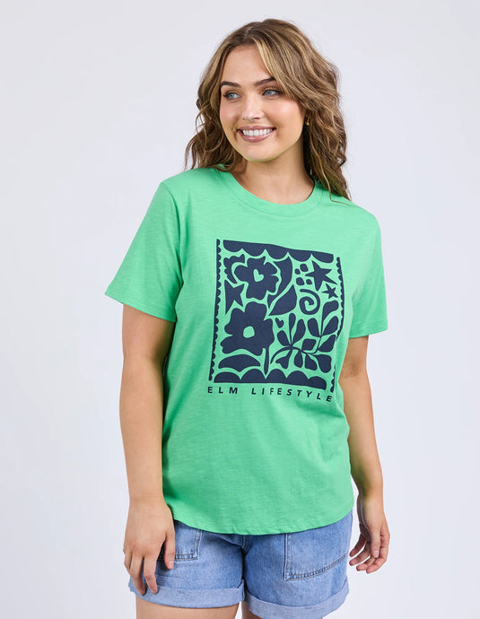 WINONA TEE - SPRING GREEN