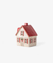 Load image into Gallery viewer, ALSACE TEA LIGHT COTTAGE CREAM WITH SHUTTERS