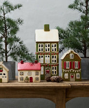 Load image into Gallery viewer, ALSACE TEA LIGHT GRAND CHALET CHRISTMAS GREEN