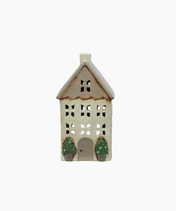 CHRISTMAS TEA LIGHT STONE WITH POTS
