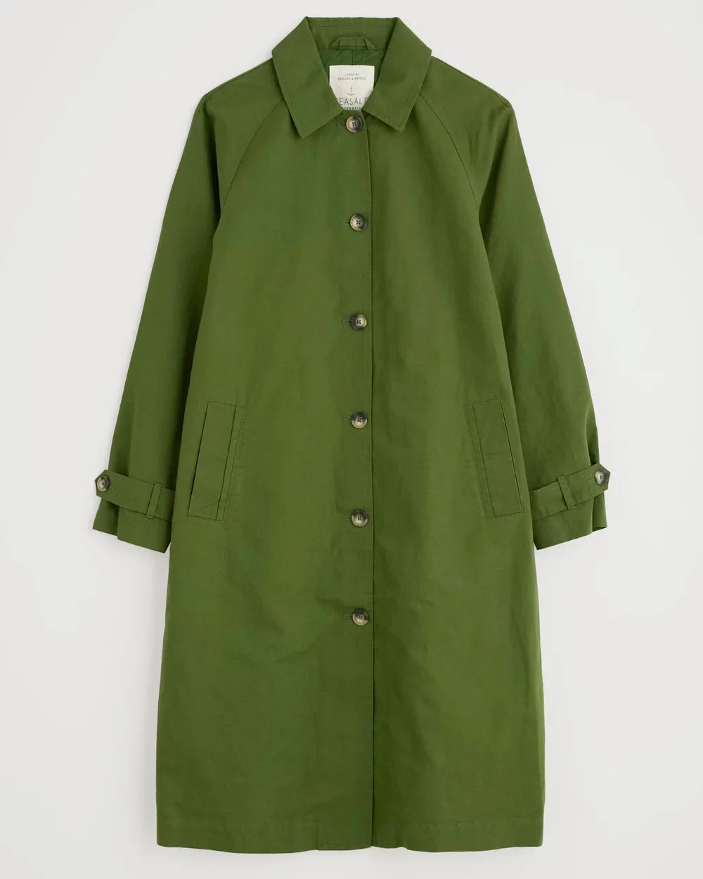 Seasalt Boscastle Mac Regular in Forest Green