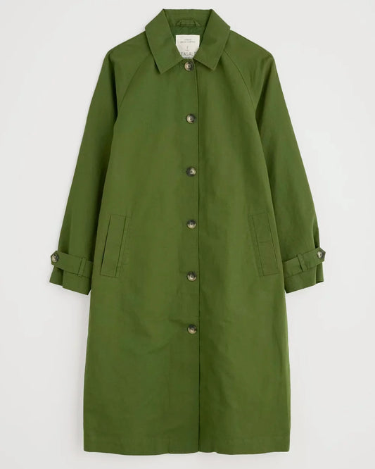Seasalt Boscastle Mac Regular in Forest Green
