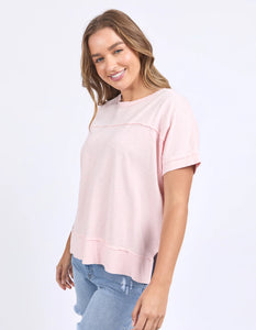 ALLISON TEE - PALE PINK