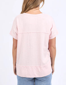 ALLISON TEE - PALE PINK