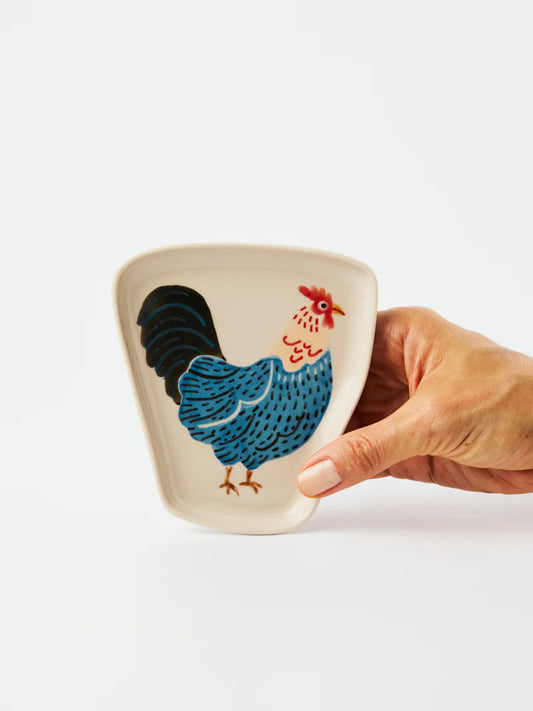 COOP WONKY WONKY BARN BLUE PLATE