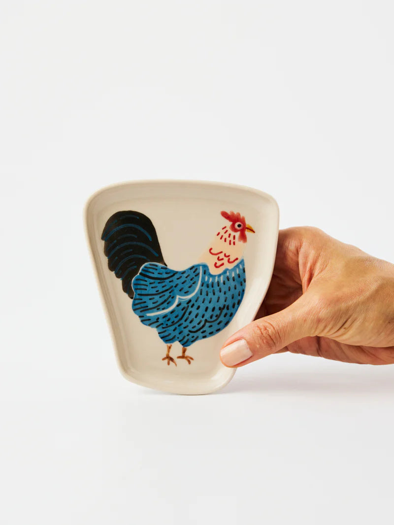 COOP WONKY WONKY BARN BLUE PLATE