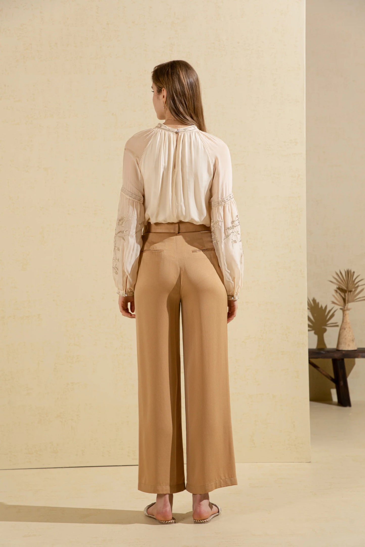 OLIVIANE EMBROIDERED BLOUSE