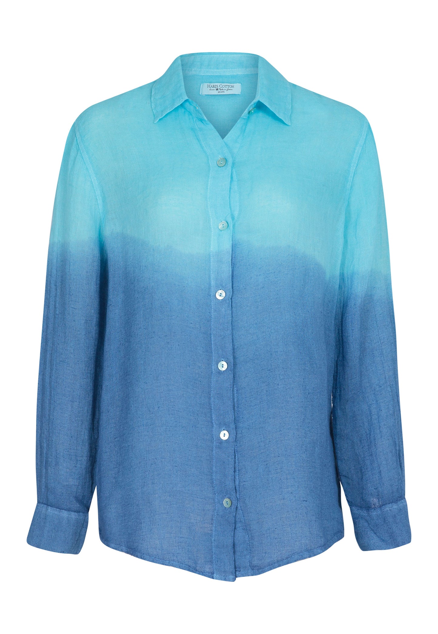 BUTTON LINEN GAUZE SHIRT