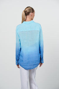 BUTTON LINEN GAUZE SHIRT