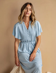 SPIRE DRESS - LIGHT BLUE