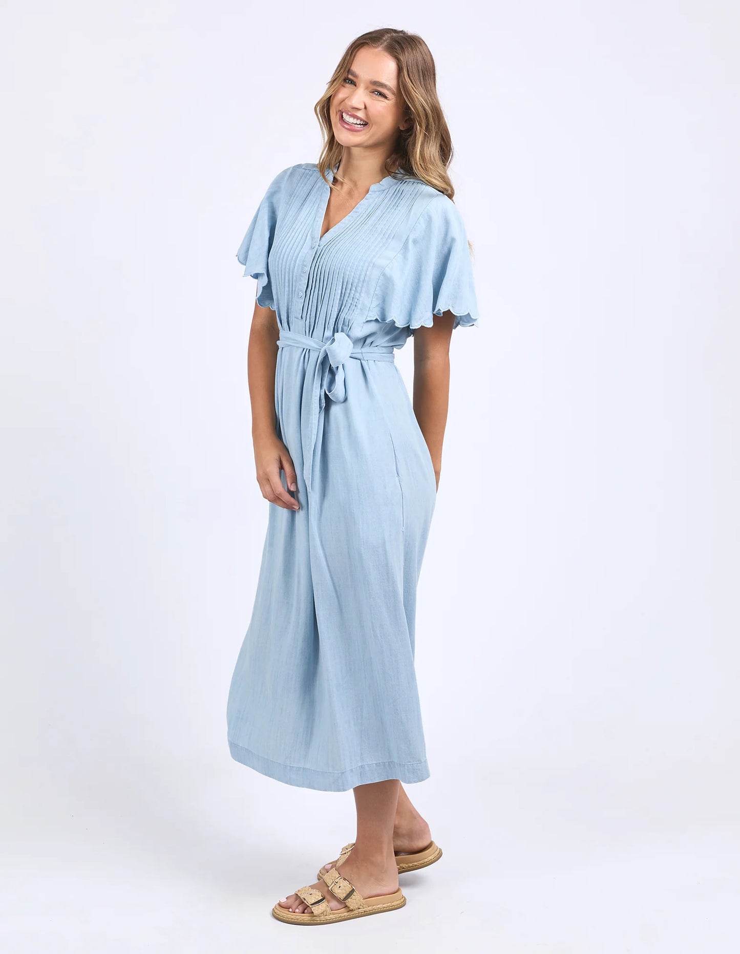 SPIRE DRESS - LIGHT BLUE