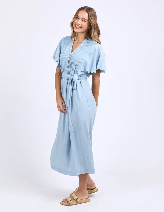 SPIRE DRESS - LIGHT BLUE