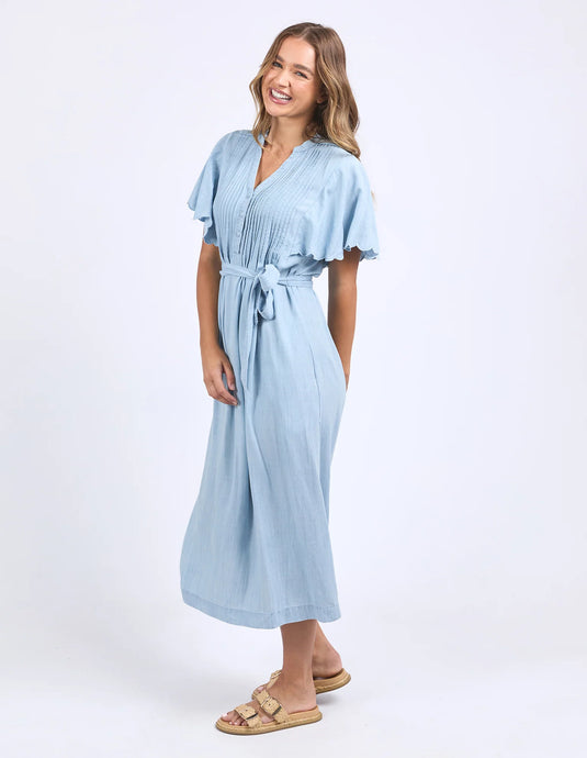 SPIRE DRESS - LIGHT BLUE
