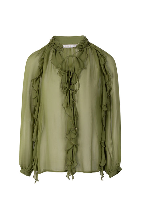ARABELLA BLOUSE - KHAKI