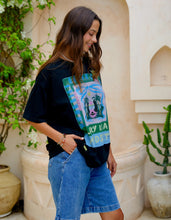Load image into Gallery viewer, LUCKY STAR TEE - WASHED BLACK