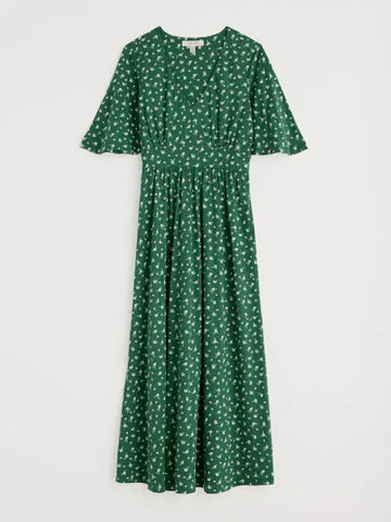 CHATEAUX DRESS - BUD FLOWER DARK FOLIAGE