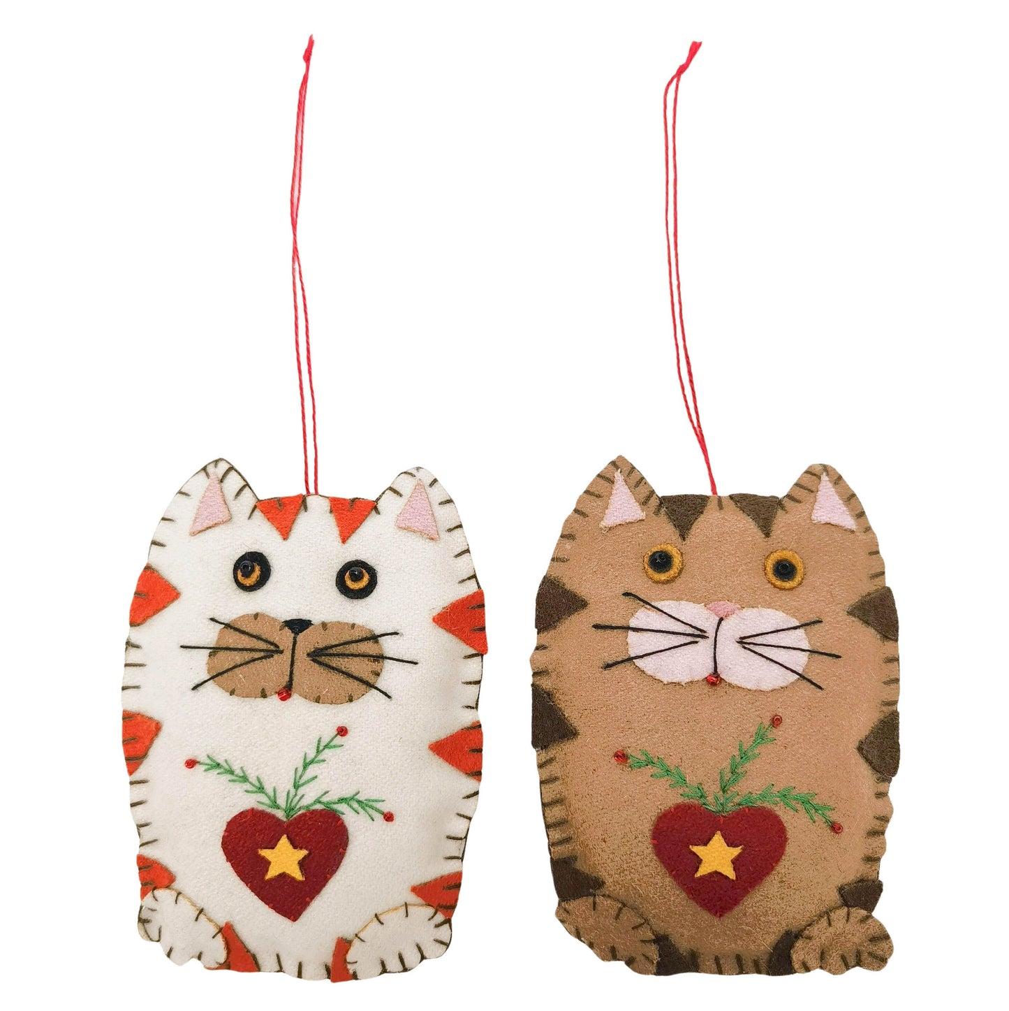 ROUND CHRISTMAS CATS