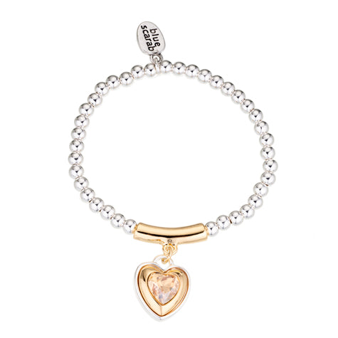 CRYSTAL HEART BRACELET