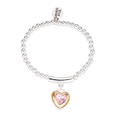 CRYSTAL HEART BRACELET