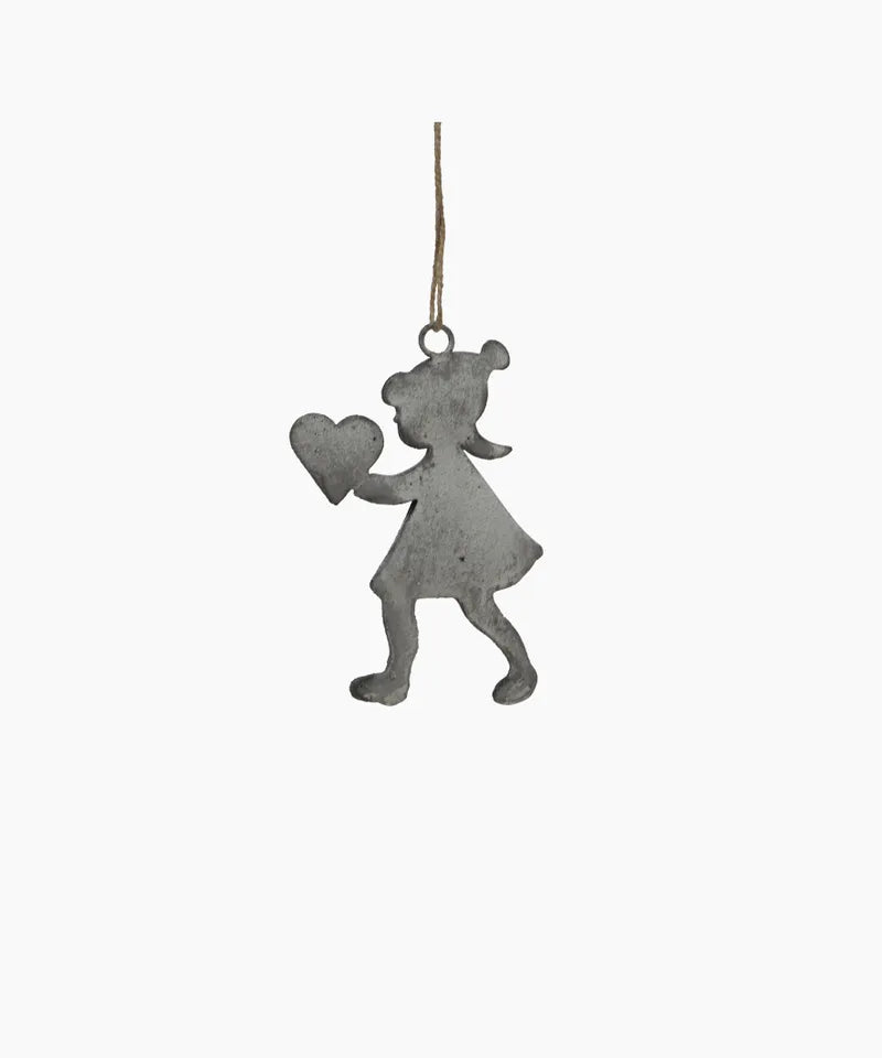 HANGING GIRL ASH GREY