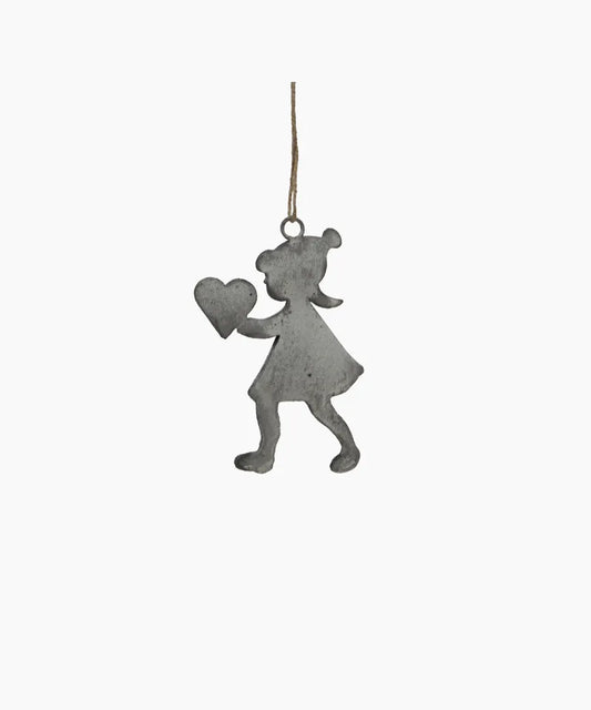 HANGING GIRL ASH GREY